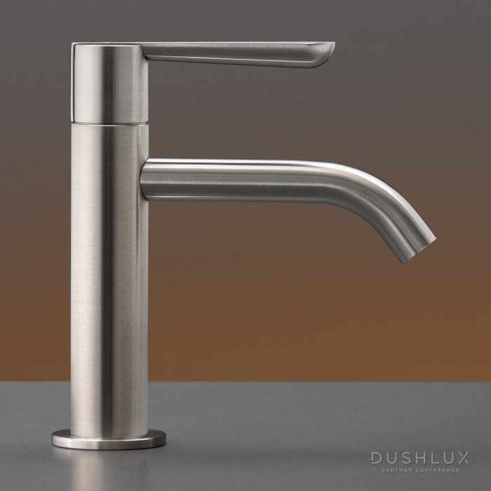 Фото CEA Design LUTEZIA Смеситель для раковины, 1 отв., цвет: нержавеющая сталь