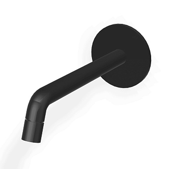 Treemme Up+ Излив для ванны 17.7см, настенный, цвет: черный матовый