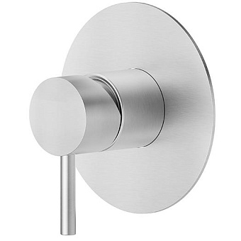 Newform X-Steel 316 Смеситель для душа, встраиваемый, цвет: нержавеющая сталь
