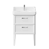 Kerama Marazzi Pompei Тумба 60см., напольная, 2 ящика, цвет: белый глянцевый