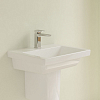 Villeroy&Boch Subway 3.0 Раковина 55х44х16.5см., без отв., подвесная, без перелива, цвет: альпийский белый