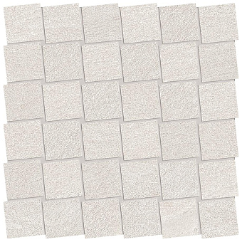 Ergon Stone Talk Керамогранит 30x30x0.95см, универсальная, неглазурованный, цвет: Mosaico Dado minimal White naturale