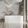 Salini Perla Plus Ванна 170x80см., отдельностоящая, S-Stone, цвет: белый матовый