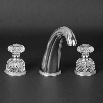 Cristal et Bronze Millesime Dome Смесители для раковины, цвет: хром