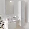 Laufen Pro S Высокий шкаф 350x335x1650 мм, 1 дверца, петли слева, 4 стеклянные полки, цвет: белый глянцевый