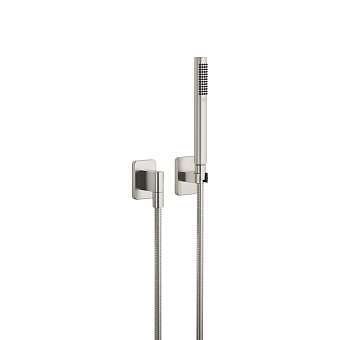 Dornbracht Lulu Душевой гарнитур со шлангом, настенный, цвет: платина матовая