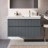 Ideal Standard Finesse Тумба с раковиной 100x50см, подвесная, DX, 2 ящика, 1 отв., цвет: пепельно-голубой матовый