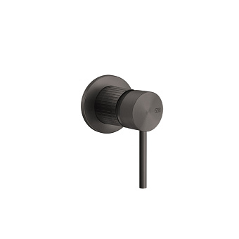 Gessi 316 Встраиваемый смеситель, на 1/2", на 1 источник, цвет: brushed black metal pvd