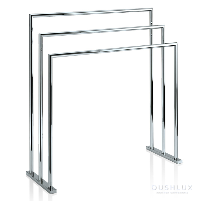 Фото Decor Walther HT 9 Полотенцедержатель тройной 70x75см, напольный, цвет: хром