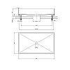 GESSI 316 Раковина 60x35 см., для установки на столешницу, без перелива, нержавеющая сталь, цвет: Black XL