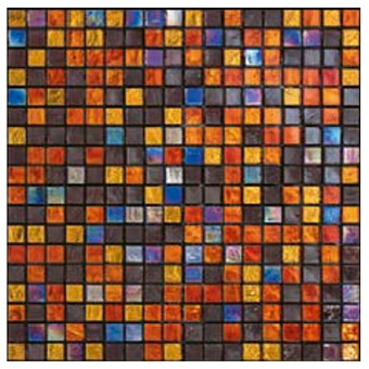 Sicis Colors Мозаика 29.5x29.5см, универсальная, стекло, цвет: subra