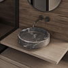 Dea Design Marble Bologna Раковина 45x45x12.4см., накладная, без отв., мрамор, цвет: Grey Carnic