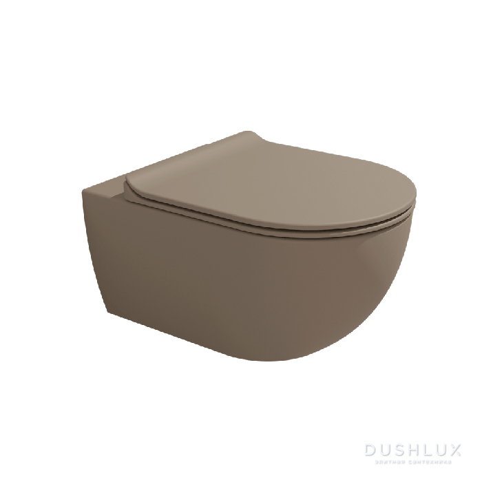 Фото Flaminia APP Унитаз подвесной 54x36xh27см, с системой goclean®, цвет: матовый fango