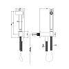 Gessi Rettangolo Гигиенический душ, цвет: хром