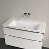 Villeroy&Boch Subway 3.0 Раковина 100х47х16.5см., без отв., подвесная, с антигрязевым покрытием CeramicPlus, без перелива, цвет: альпийский белый