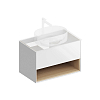 Kerama Marazzi Plaza Modern Тумба 80x48см., подвесная, 1 ящик, цвет: белый