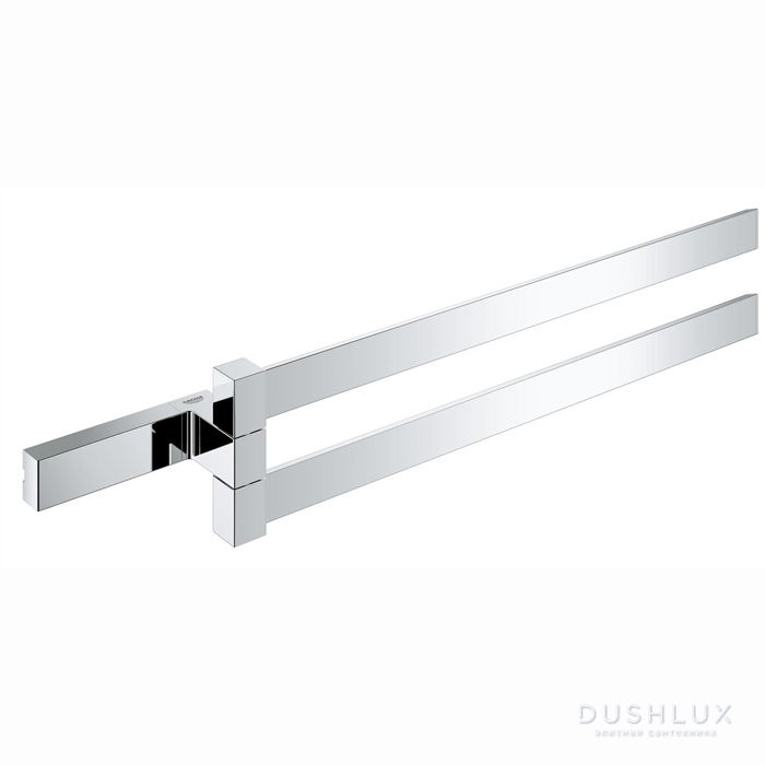 Фото Grohe Selection Cube Полотенцедержатель двойной 40см, подвесной, цвет: хром