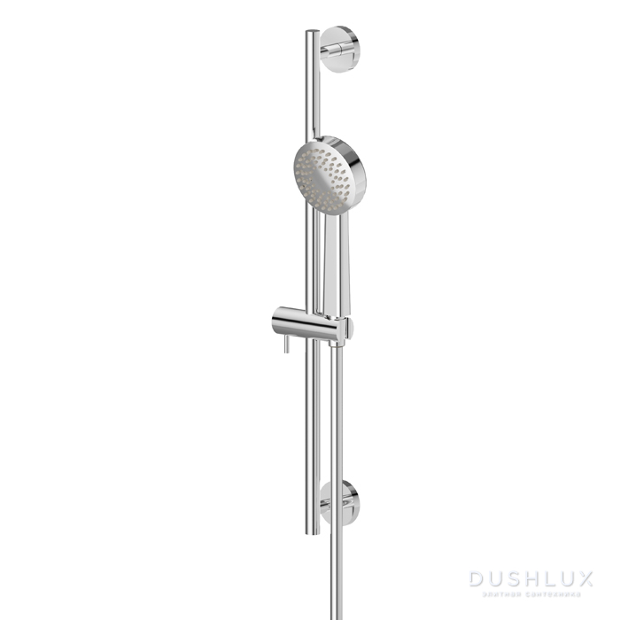 Фото Newform Shower set Душевой гарнитур: штанга, ручной душ из ABS, шланг 150 см, цвет: хром