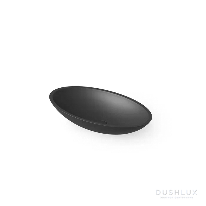 Фото Dea Design Washbasins Раковина 60x35x10.5см., накладная, без отв., Solid Surface, цвет: Black №16