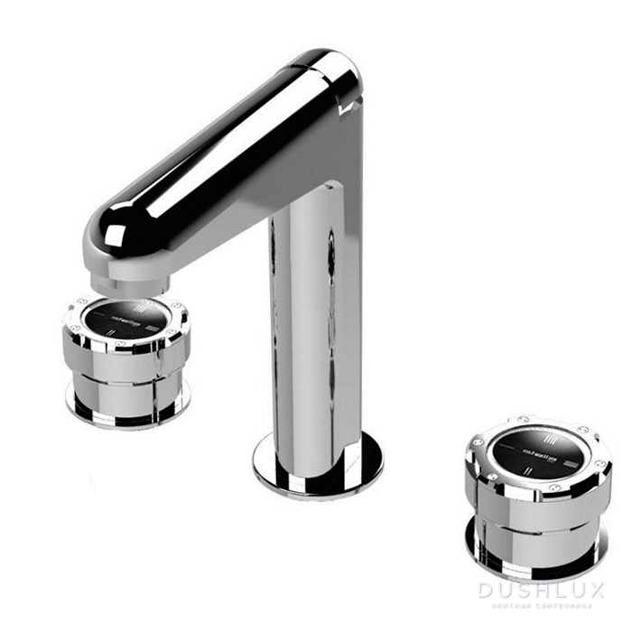 Stella Timeaster Смеситель для раковины на 3 отверстия 3225, с донным ...