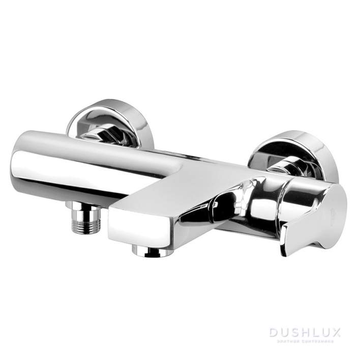 Фото Paffoni West Смеситель для ванны, настенный, цвет: хром