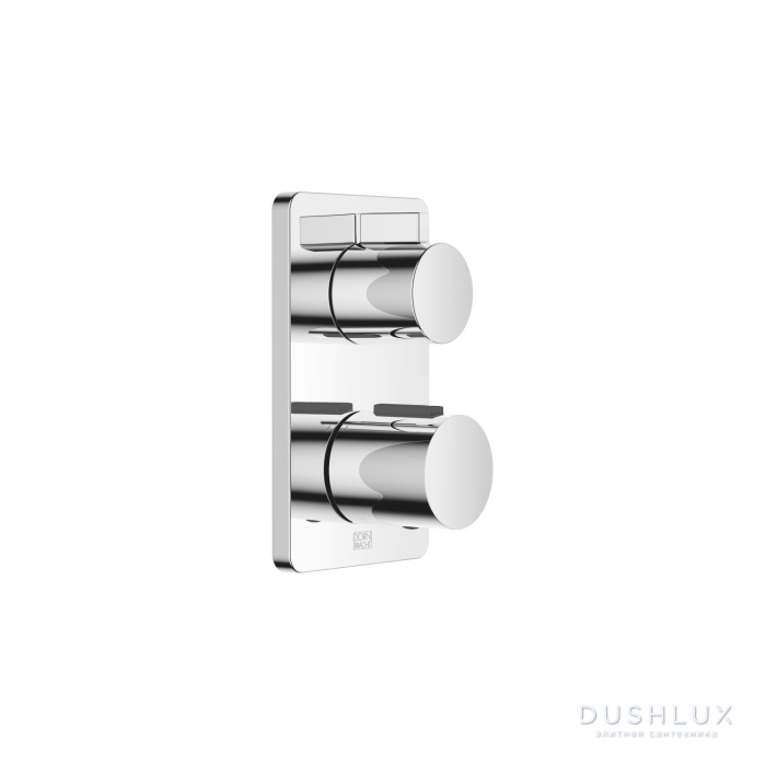 Фото Dornbracht Lulu Смеситель для душа, встраиваемый, термостатический, на 3 источника, цвет: хром