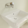 Villeroy&Boch O.novo раковина 55x46x17.5см., без отв., подвесная, с переливом, цвет: альпийский белый