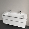 Villeroy&Boch Subway 3.0 Раковина 130х47х17см., 2 отв., подвесная, с антигрязевым покрытием CeramicPlus, без перелива, цвет: альпийский белый