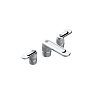 THG CORVAIR A MANETTES FIOR DI BOSCO Смеситель для раковины на 3 отверстия, с донным клапаном, цвет: хром