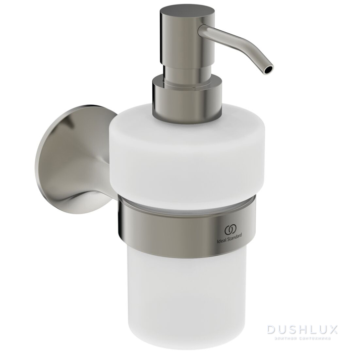 Фото Ideal Standard La Dolce Vita Дозатор для жидкого мыла, подвесной, цвет: PVD Silver Storm