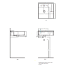 Cielo Enjoy Раковина 50х48х12.5 см, 1 отв., цвет: глянцевый белый