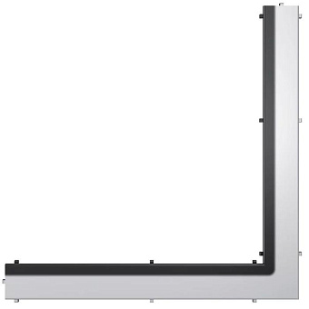TECE Панель для слива steel 900 х 900, полир., угл.