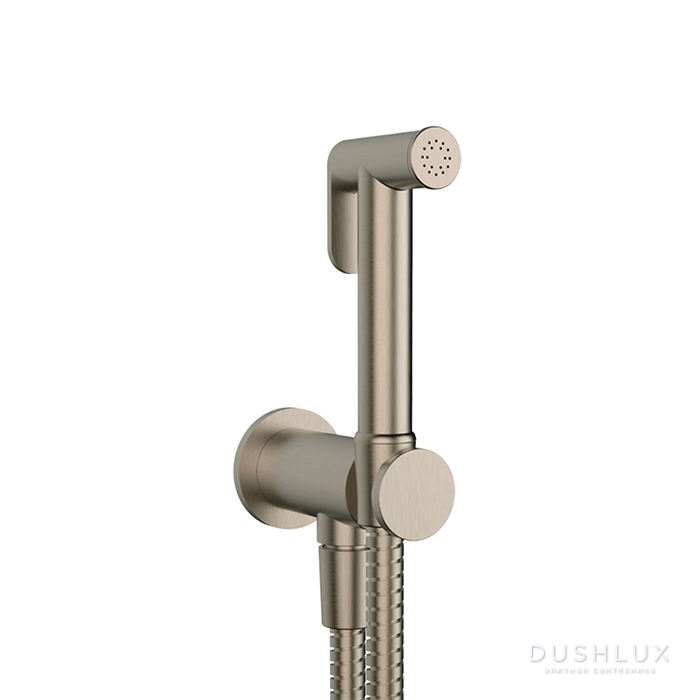 Фото Gessi Transparenze Гигиенический душ, настенный, цвет: Finox Brushed Nickel