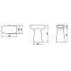 Laufen Home collection Керамическая скульптура 38х20х42см., BABOON, настольная, цвет: белый матовый