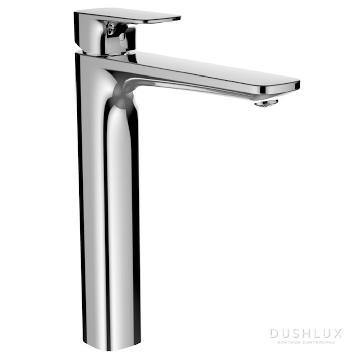Фото Laufen Cityplus Смеситель для раковины, высокий, 1 отв., с донным клапаном, цвет: хром