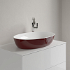 Villeroy&Boch Artis Раковина 61x41x13см., накладная, цвет: Bordeaux