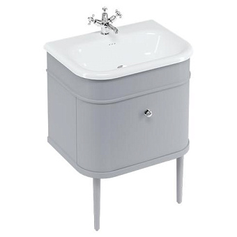 Burlington Chalfont Тумба c раковиной, 65x48см., напольная, цвет: серый матовый