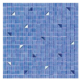 Sicis Colors Мозаика 29.5x29.5см, универсальная, стекло, цвет: caribbean/cloudwhite-bluestreak