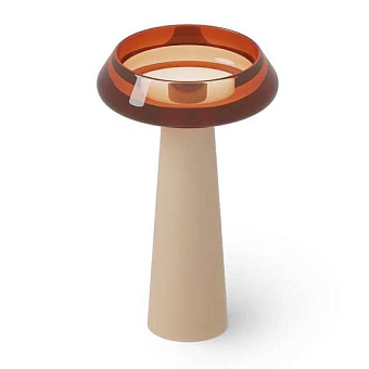 Dea Design Pedestal Basin Раковина 54.5x54.5x90см., напольная, без отв., Glasstech, прозрачная смола, цвет: Sunset R1