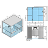 Effegibi Air 105 Corner Био-Сауна 247x182xh213см, SX, отделка: осина натуральная