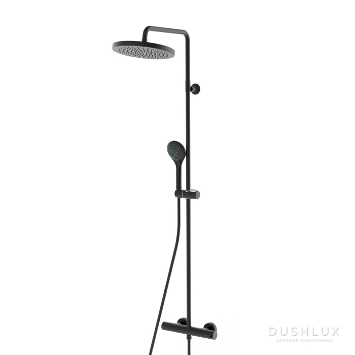 Bossini Elios Душевая стойка с термостатическим смесителем, верхний душ ...