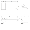 Decor Walther Stone TPH Держатель туалетной бумаги, подвесной, цвет: белый/сталь матовая