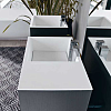 NOORTH milldue edition TOUCH Комплект мебели 64х40х88см, напольный, 3 ящика, слив в пол, раковина Milltek, смеситель H2O, цвет: Argilla матовый