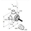 Kludi Ambienta Внутренняя часть для переключателя на 3 положения, цвет: хром
