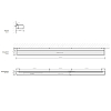 Decor Walther Box 120 N LED Светильник настенный 120x10x5см, светодиодный, 1x LED 65.6W, цвет: никель сатинированный