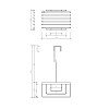 Decor Walther DW 227 Корзина универсальная 18.5x12.5x33.5см для душа, подвесная, цвет: хром