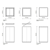 Decor Walther DW 215 Корзина для белья 32x32x58см, цвет: сталь полированная