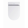 Duravit Me by Starck Комплект: подвесной унитаз 56x37см, Rimless 252909+ сиденье с мягким закрыванием 002009, цвет: белый