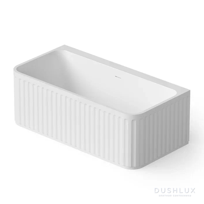 Фото Dea Design Stripes Ванна 160x80x56см., отдельностоящая, Solid Surface, цвет: White №18