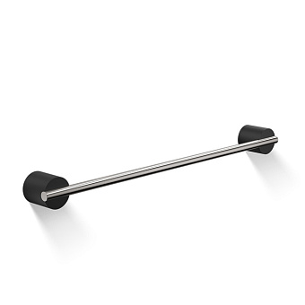 Decor Walther Black Stone HTE45 Полотенцедержатель 45см., подвесной, цвет: черный матовый/сталь матовая